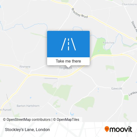 Stockley's Lane map