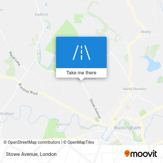 Stowe Avenue map