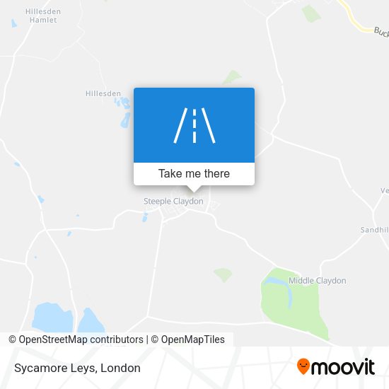 Sycamore Leys map