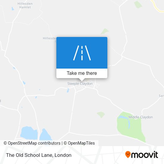 The Old School Lane map