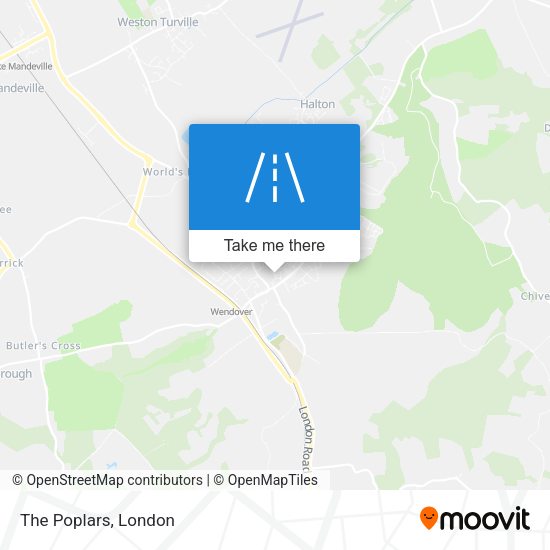 The Poplars map