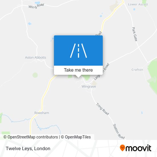 Twelve Leys map