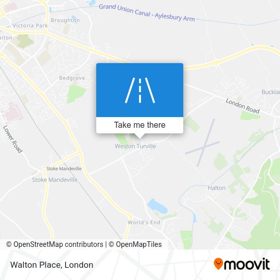 Walton Place map