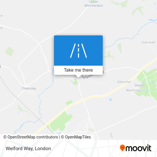 Welford Way map