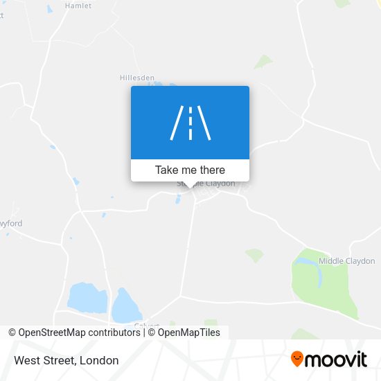 West Street map