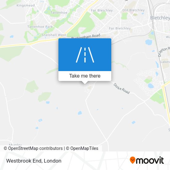Westbrook End map