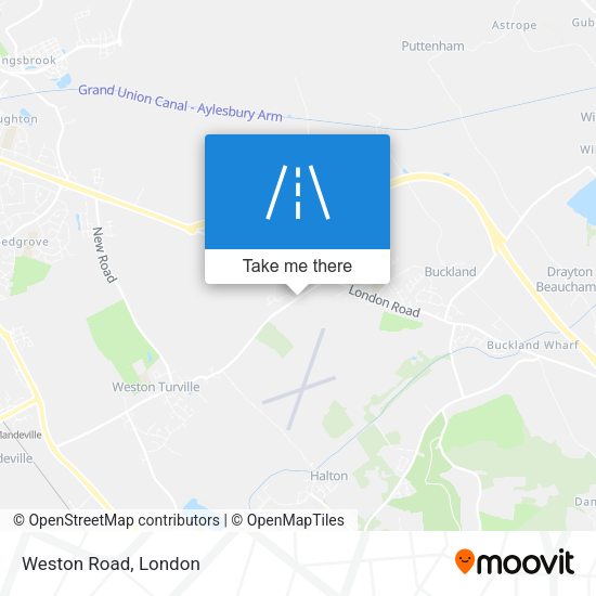 Weston Road map