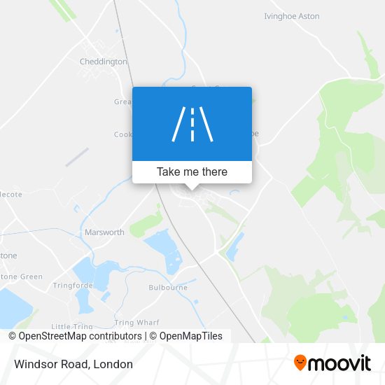 Windsor Road map