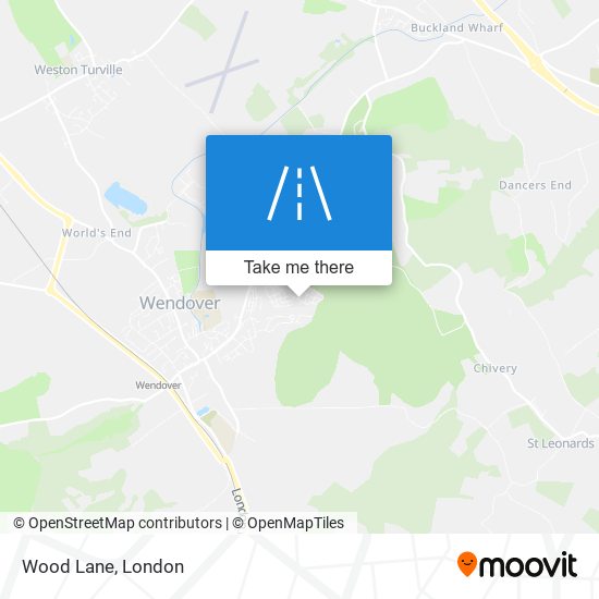 Wood Lane map