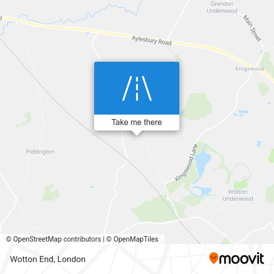 Wotton End map