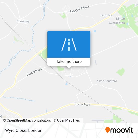Wyre Close map