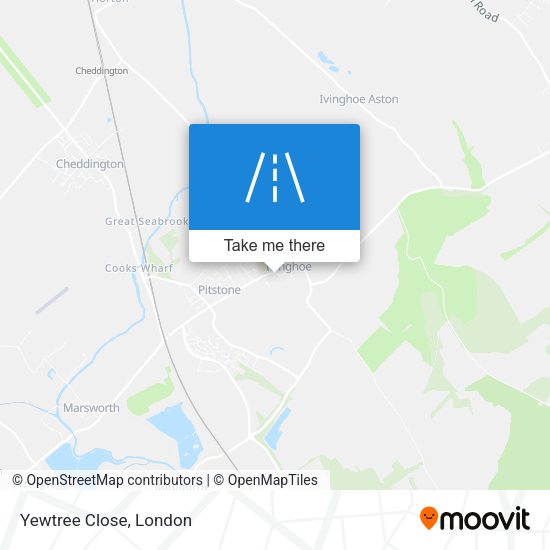 Yewtree Close map