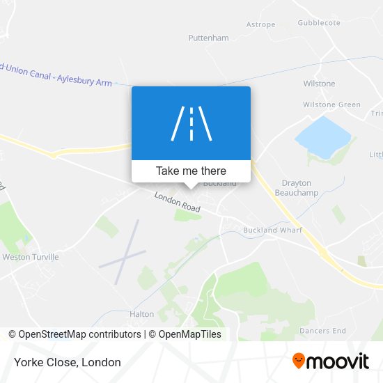 Yorke Close map