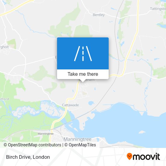 Birch Drive map
