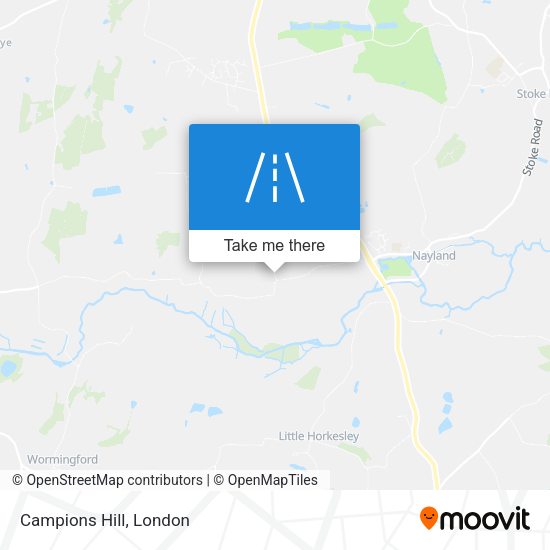 Campions Hill map
