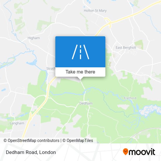 Dedham Road map