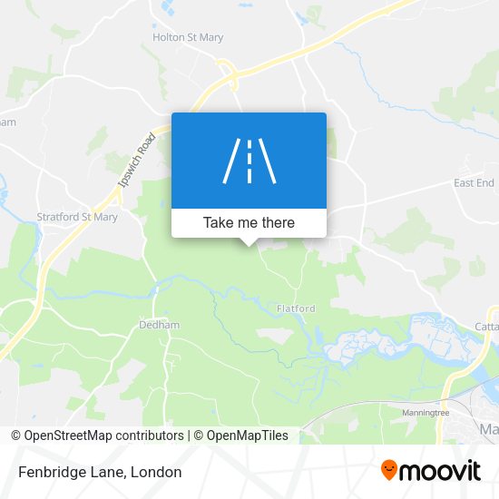 Fenbridge Lane map