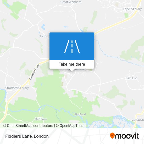 Fiddlers Lane map