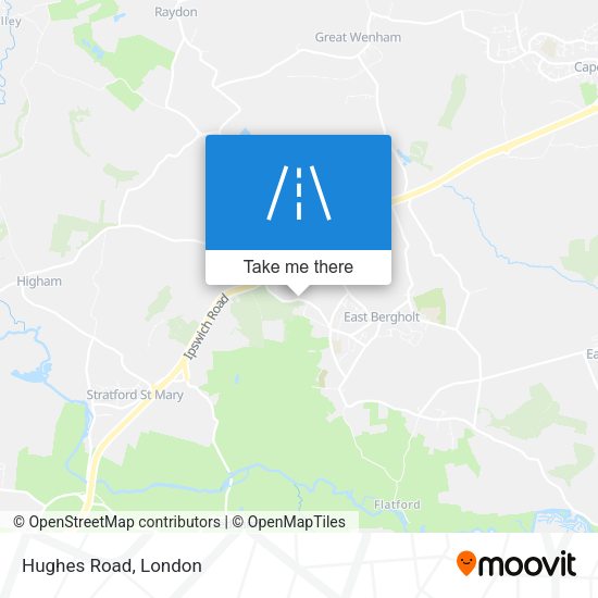 Hughes Road map