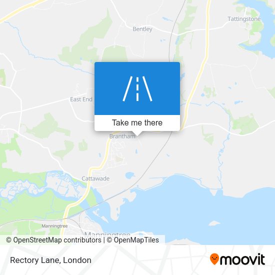 Rectory Lane map