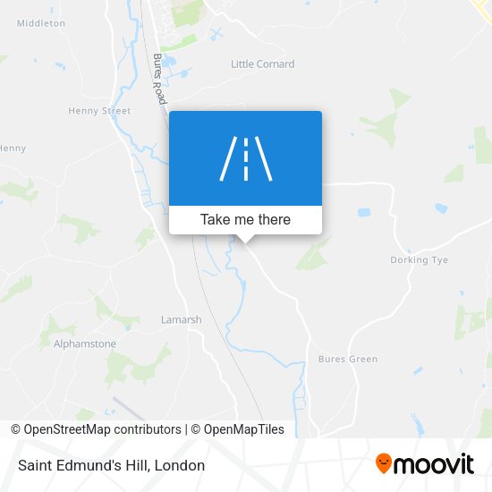 Saint Edmund's Hill map
