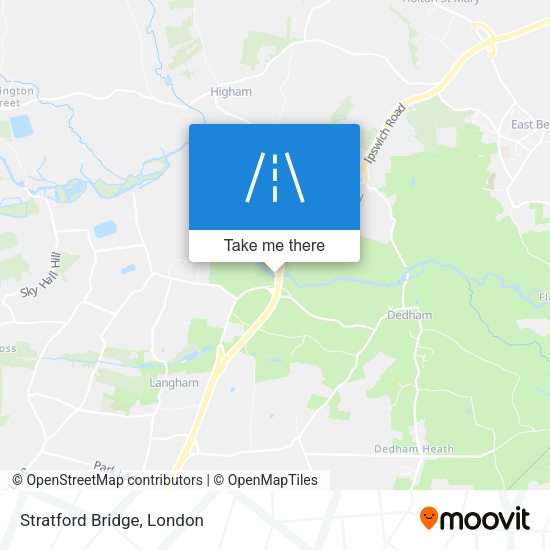Stratford Bridge map
