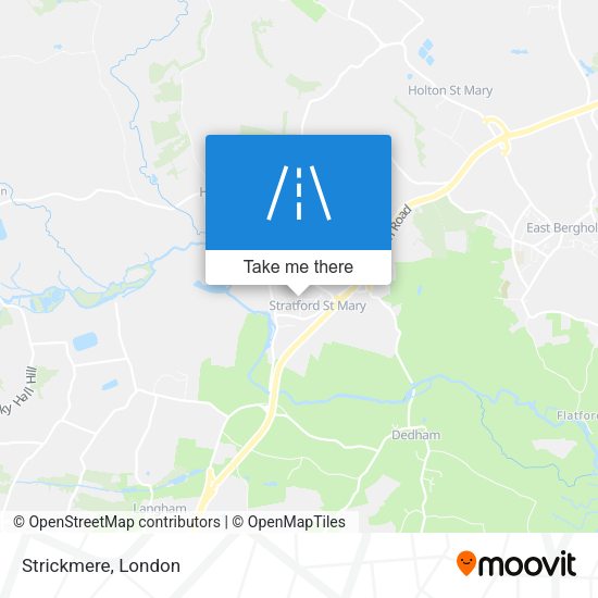 Strickmere map