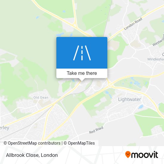 Allbrook Close map