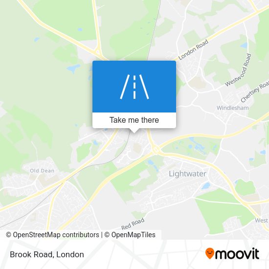 Brook Road map