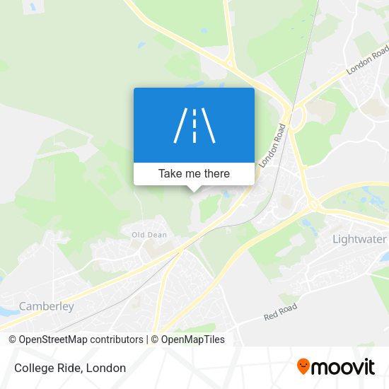 College Ride map