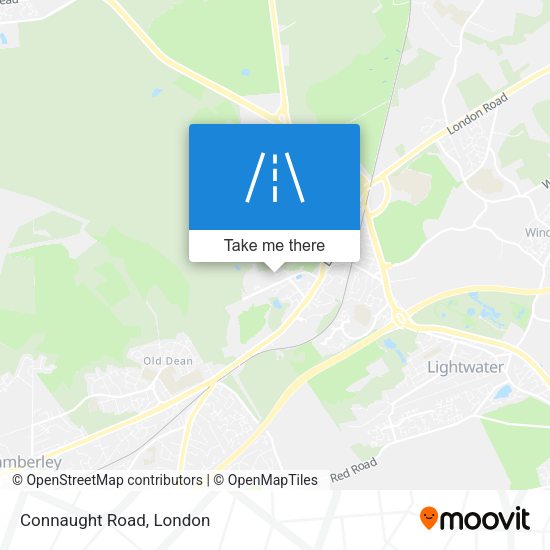Connaught Road map