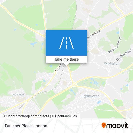 Faulkner Place map