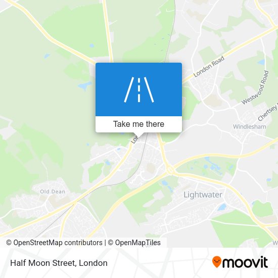 Half Moon Street map