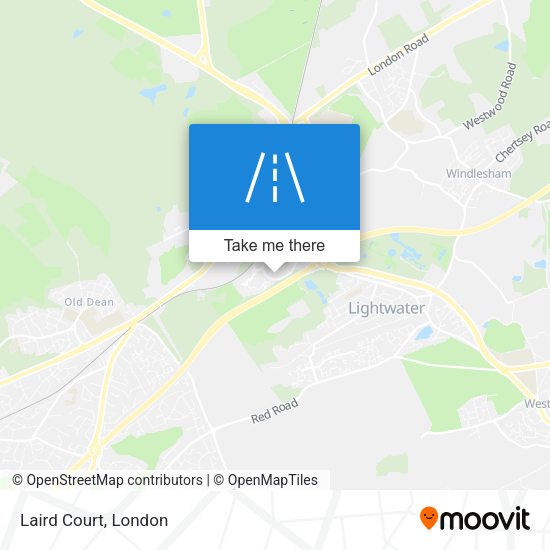 Laird Court map
