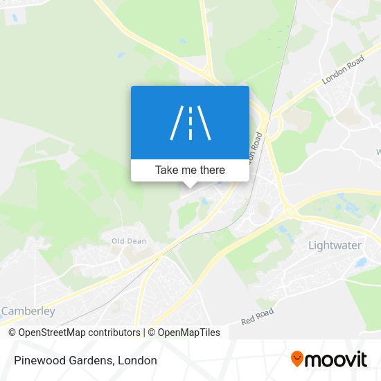 Pinewood Gardens map