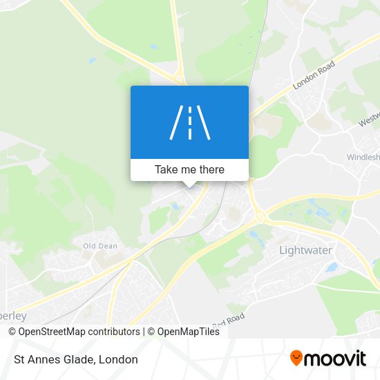 St Annes Glade map