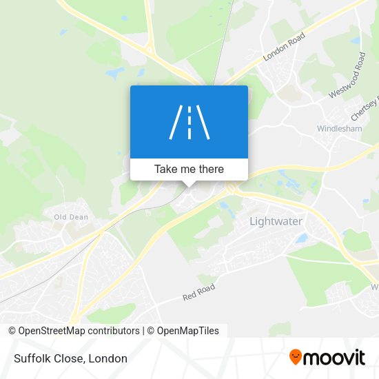Suffolk Close map