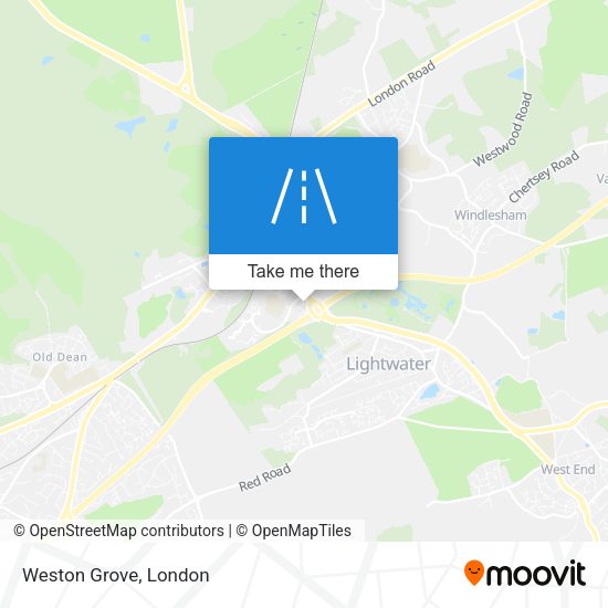Weston Grove map