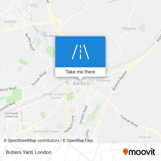 Butlers Yard map