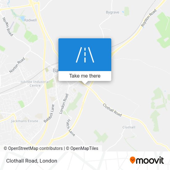 Clothall Road map