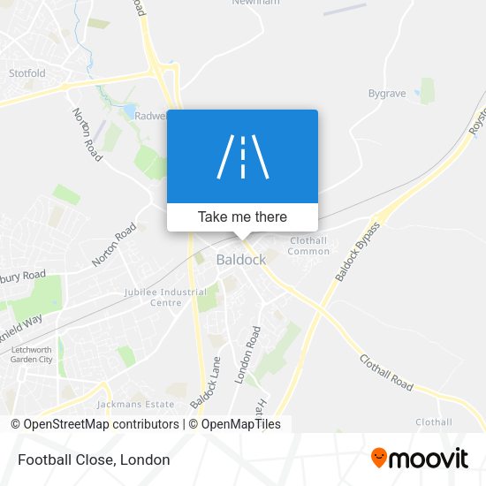 Football Close map