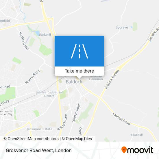 Grosvenor Road West map