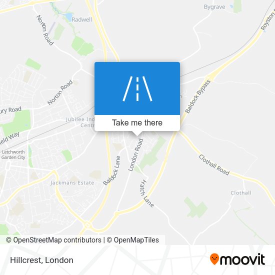 Hillcrest map