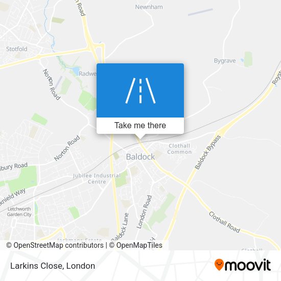Larkins Close map