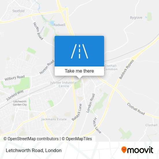 Letchworth Road map