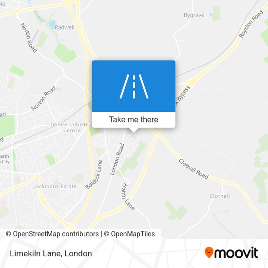 Limekiln Lane map