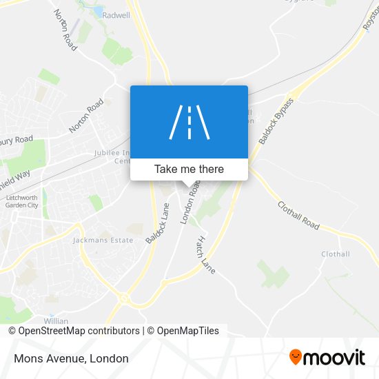 Mons Avenue map