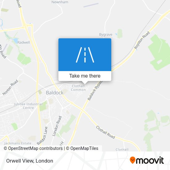 Orwell View map