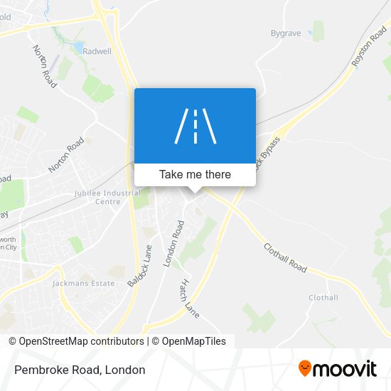 Pembroke Road map