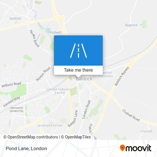 Pond Lane map